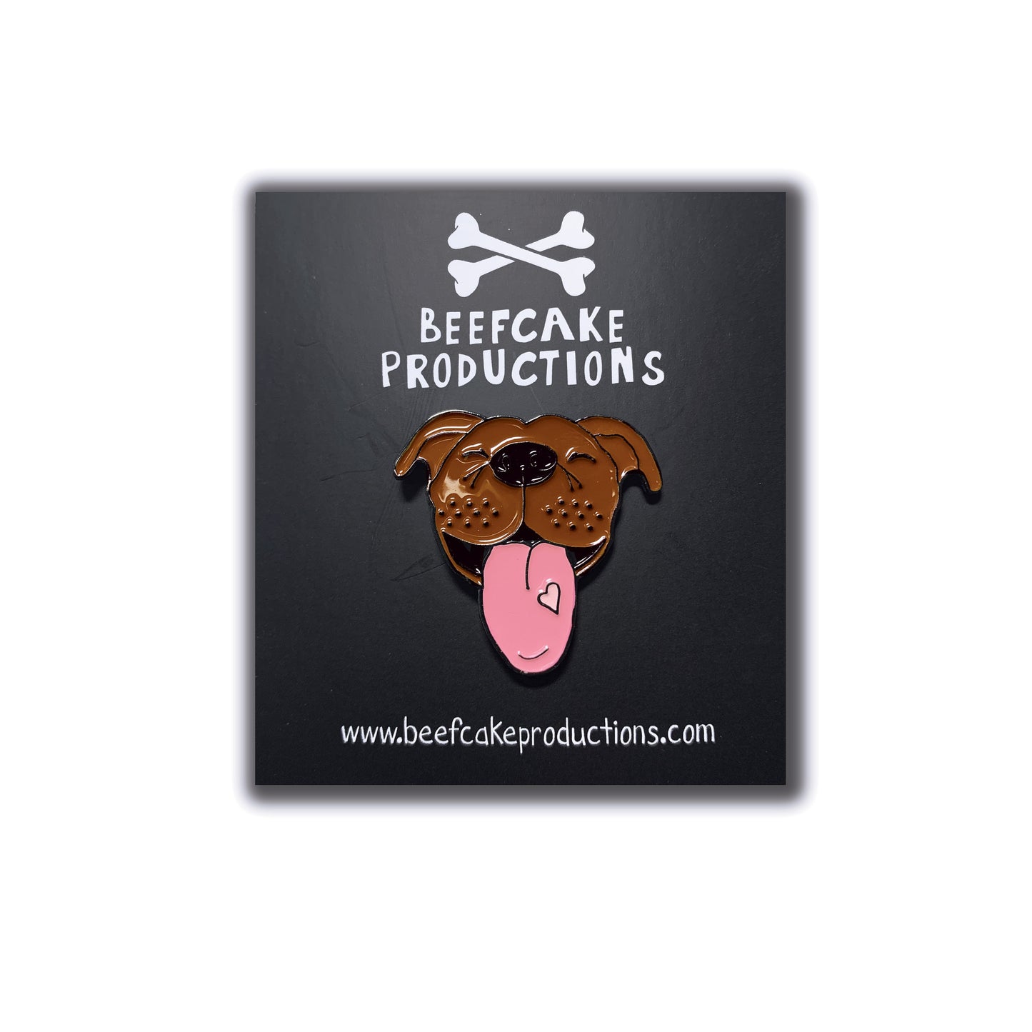Brown Pitbull Pin
