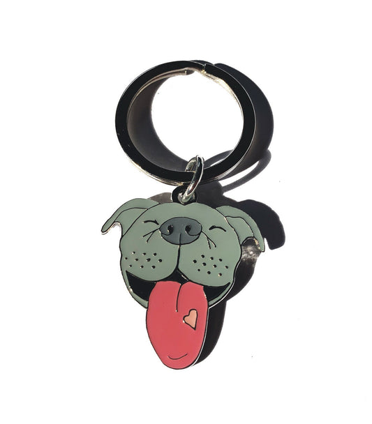 Bluenose Pitbull Keychain
